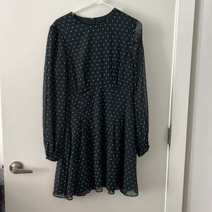 Adorable mini dress for fall